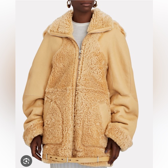 NWT Dion Lee Reversible Shearling Coat - Picture 5 of 10